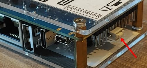 Кнопка сброса настроек